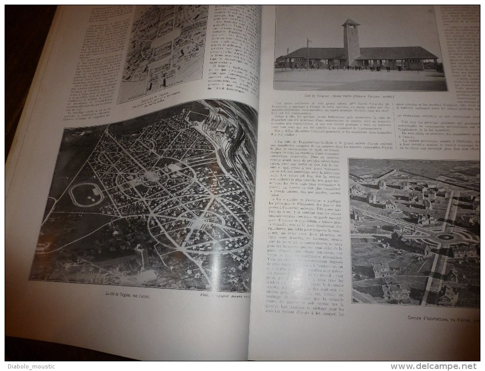 1929 :Special LA MAISON (trés important documentaire); En FRANCE et à l'ETRANGER;Nouvelles cités et Cités-Jardins..etc