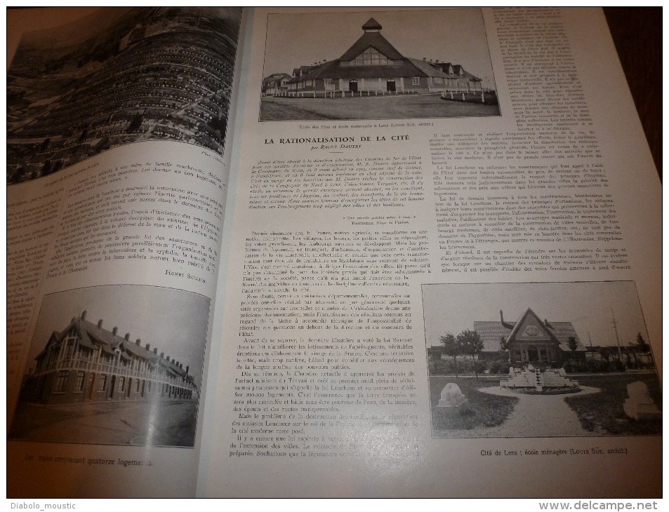 1929 :Special LA MAISON (trés important documentaire); En FRANCE et à l'ETRANGER;Nouvelles cités et Cités-Jardins..etc