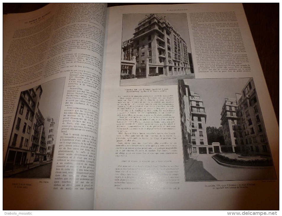 1929 :Special LA MAISON (trés important documentaire); En FRANCE et à l'ETRANGER;Nouvelles cités et Cités-Jardins..etc