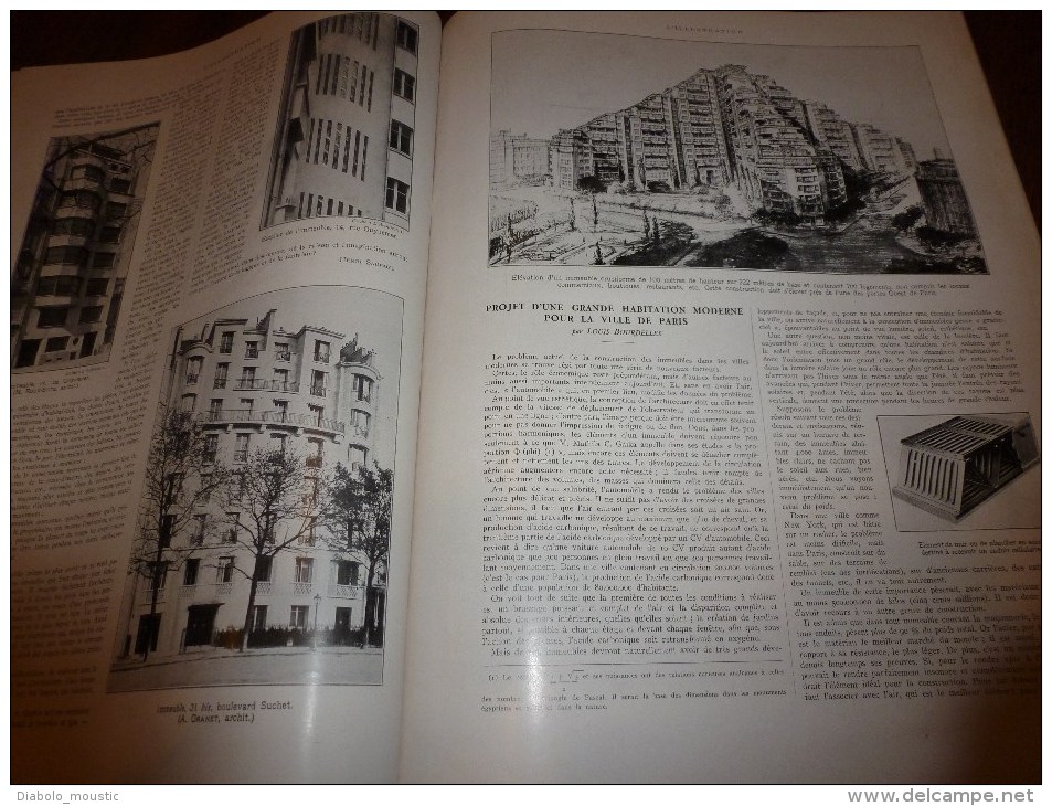 1929 :Special LA MAISON (trés important documentaire); En FRANCE et à l'ETRANGER;Nouvelles cités et Cités-Jardins..etc