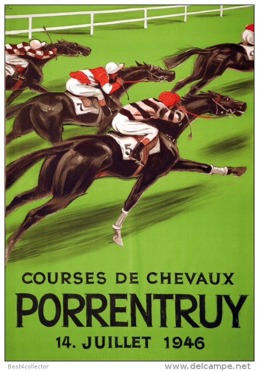 @@@ MAGNET - Courses Chevaux Porrentruy - Publicitaires