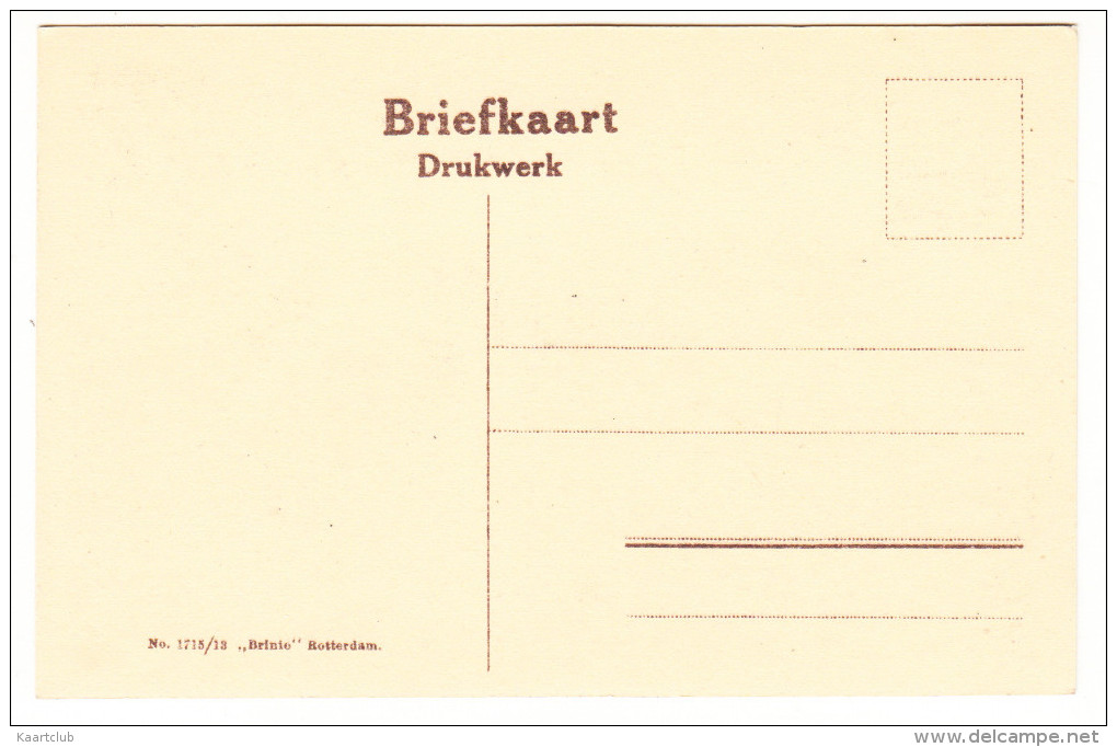 Hoorn -  Hoofdtoren  (No. 1715/13 ´Brinio´, Rotterdam)  -   Noord-Holland / Nederland - Hoorn