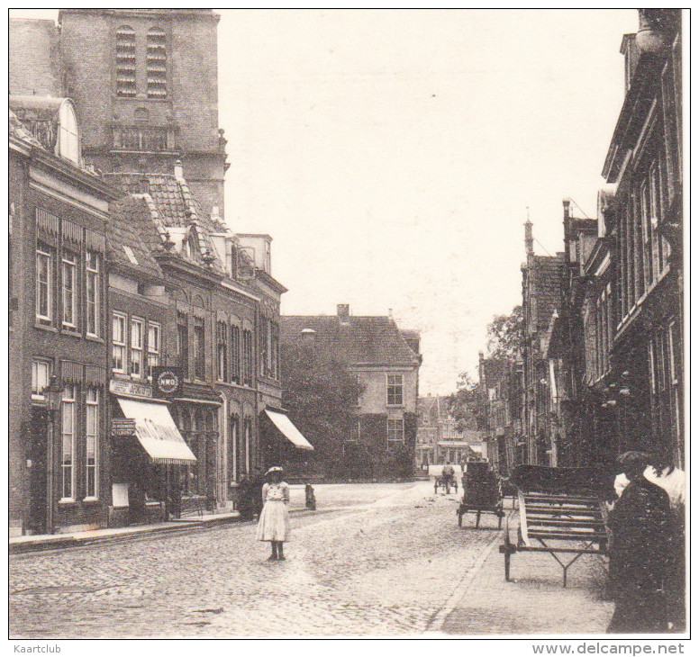 Hoorn -  Nieuwstraat (Uitgave: J. Karssen) -   Noord-Holland / Nederland (3 Scans) - Hoorn