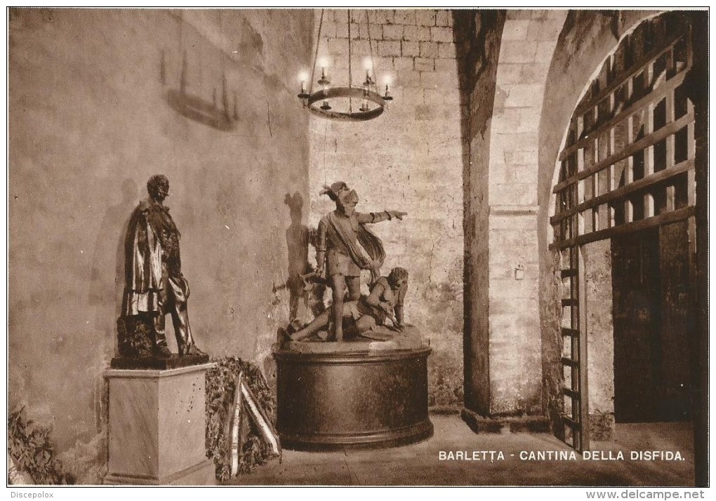 Y1630 Barletta - Cantina Della Disfida - Monumento A Fieramosca E A D'Azeglio / Non Viaggiata - Barletta