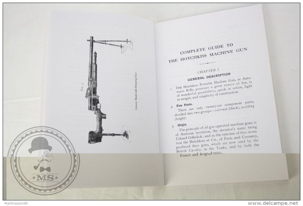 Complete Guide To The Hotchkiss Machine Gun, By An Instructor, Gale & Polden Ltd - English