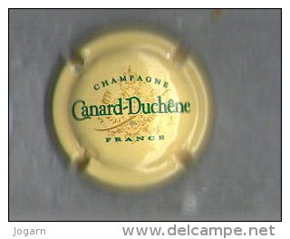 CHAMPAGNE - CANARD DUCHENE N° ?  Jaune Crème Petites Lettres - Canard Duchêne