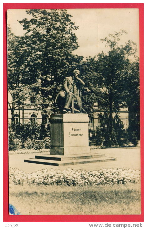 159255 /  Zwickau - Robert Schumann ( German Composer ) Denkmal - Germany Allemagne Deutschland Germania - Zwickau