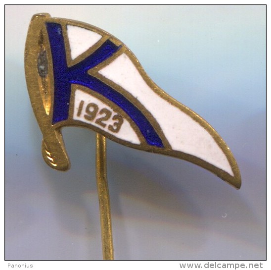 Rowing, Kayak, Canoe - Club KRKA Sibenik, Dalmatia, Croatia, Vintage Pin, Badge, Enamel - Rowing