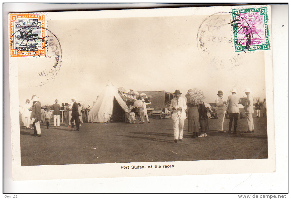 SUDAN - PORT SUDAN, At The Races, 1925 - Sudan