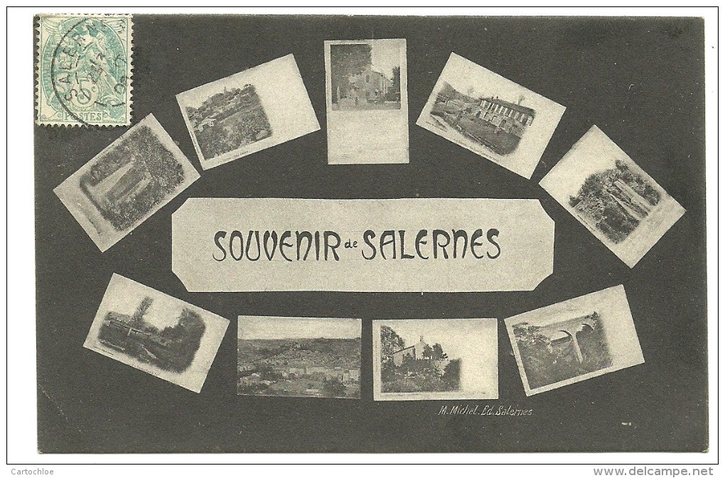 Cp Souvenir Multivues De SALERNES - Salernes