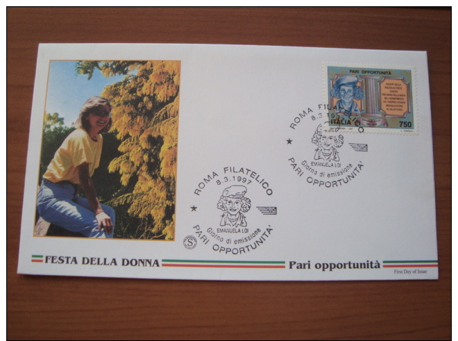 1997 FDC  Filagrano -  PARI OPPORTUNITA' - FDC