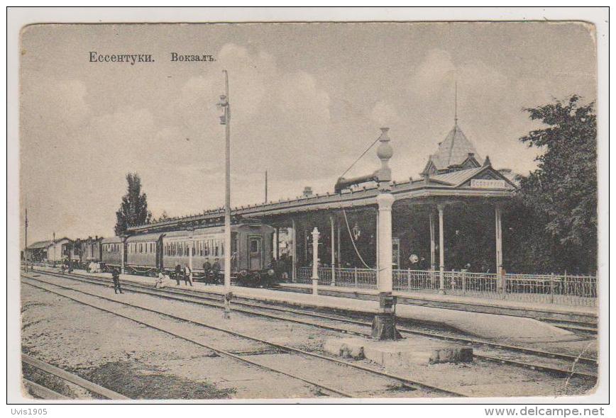 Essentuki.Railway Station. - Russie