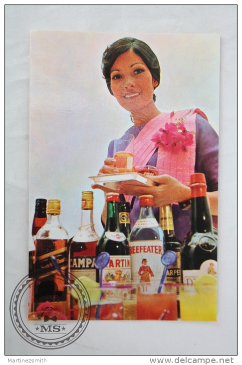 Airline Transport Postcard -  Thailand Airlines - Thai International's Royal Orchid Service - Dirigibili