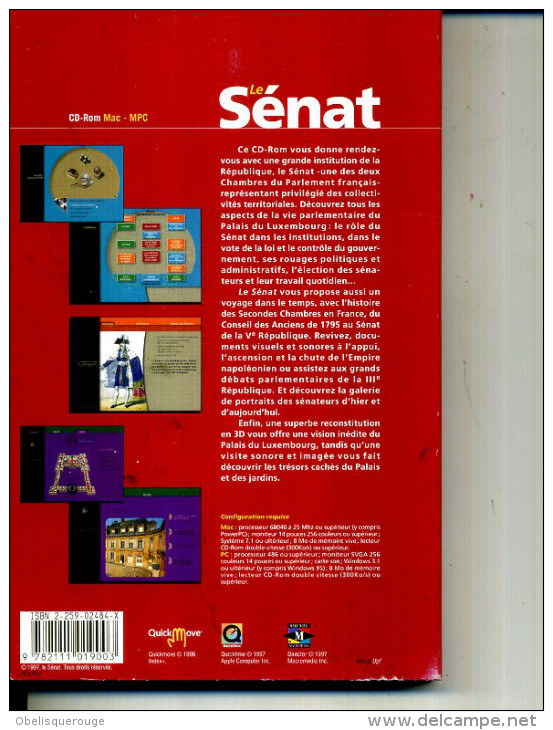 CD ROM SUR LE SENAT MPC - Histoire