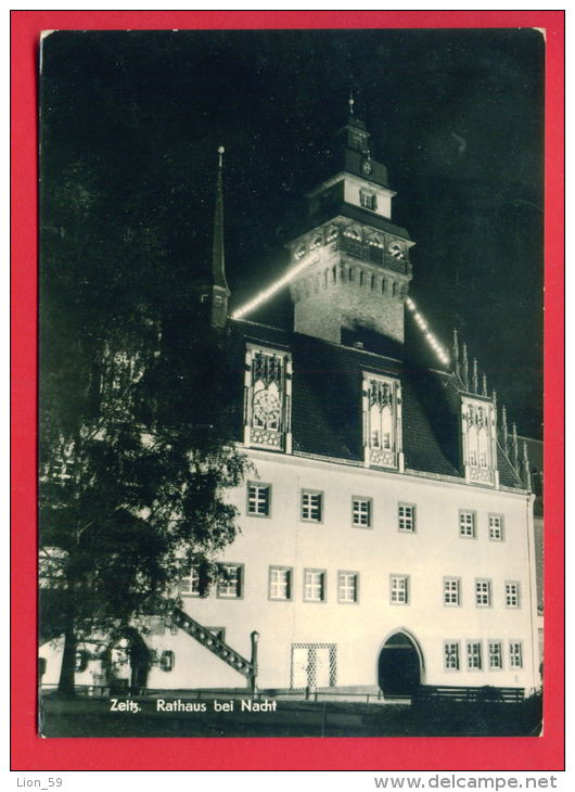 159273 / Zeitz - RATHAUS BEI NACHT - Germany Allemagne Deutschland Germania - Zeitz