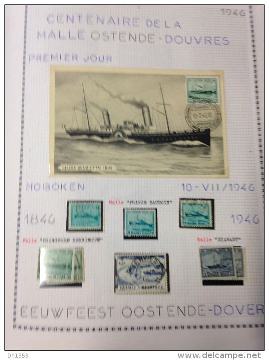 BELGIQUE BELGIUM BELGIEN LOT COLLECTION ... PHOTOS !!! BATEAUX SHIP PHARE LIGHTHOUSE POISSON FISH KAYAK TITANIC - Collections