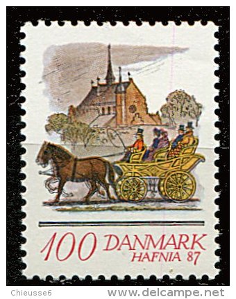 (cl 21 - P27) Danemark ** N° 862 (ref. Michel Au Dos) - Malle-poste Du Holstein, 1840 - - Unused Stamps