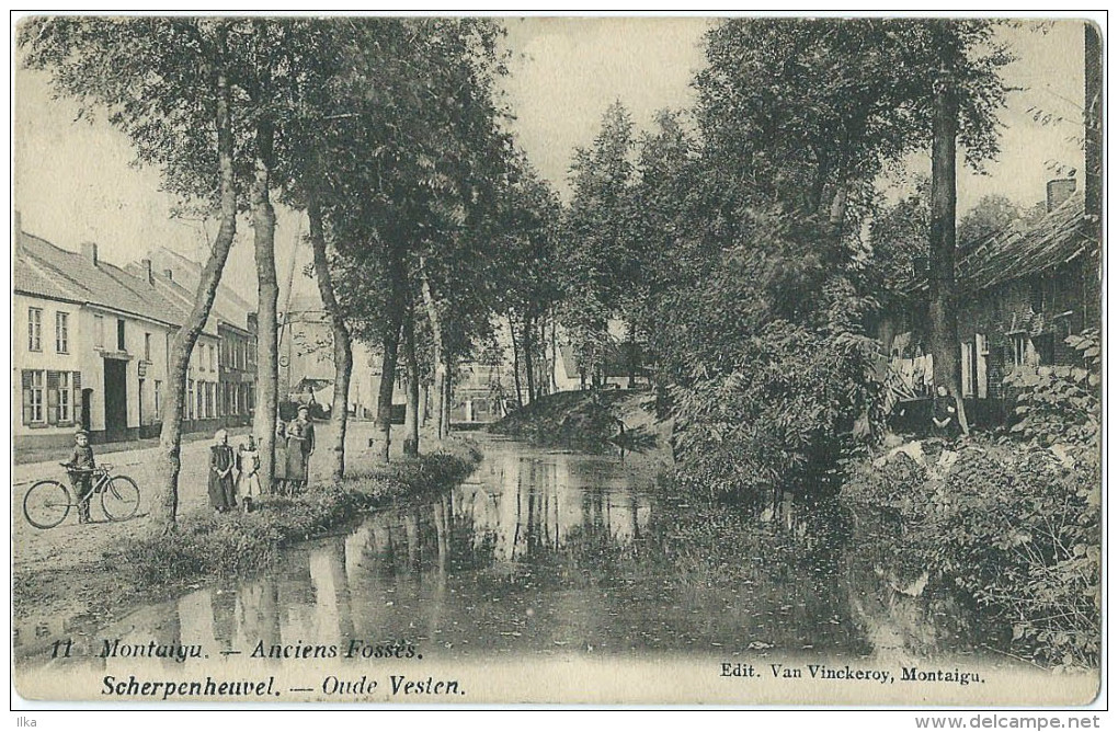 17. Scherpenheuvel - Oude Vesten. Windmolen - Montaigu - Anciens Fossés. Moulin à Vent - Old Vests. Wind Turbine. - Scherpenheuvel-Zichem