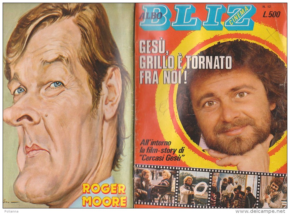 RA#46#05 RIVISTA ALBO BLIZ CINEMA N.12 /1982 - BEPPE GRILLO/RODOLFO VALENTINO/SPECIALE OSCAR/ROGER MOORE/FUMETTI - Cinéma