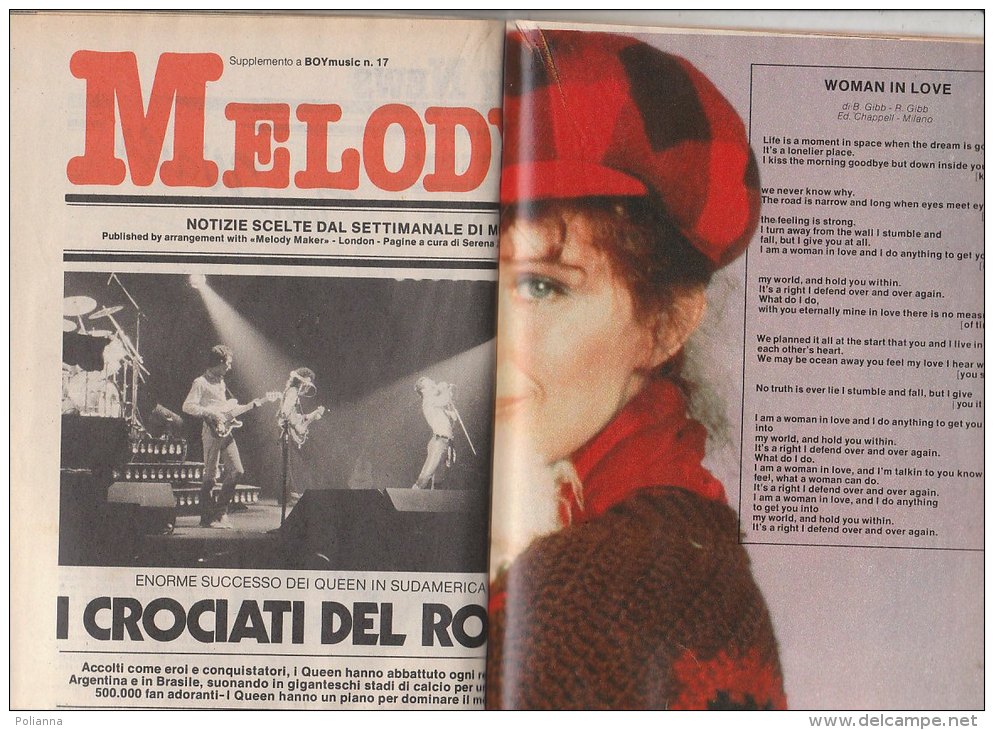 RA#46#11 RIVISTA CORRIERE BOY MUSIC N.17/1981 MELODY NEWS- BOBBY SOLO/BARBRA STREISAND/HANNA SCHYGULLA/FUMETTI - Musica