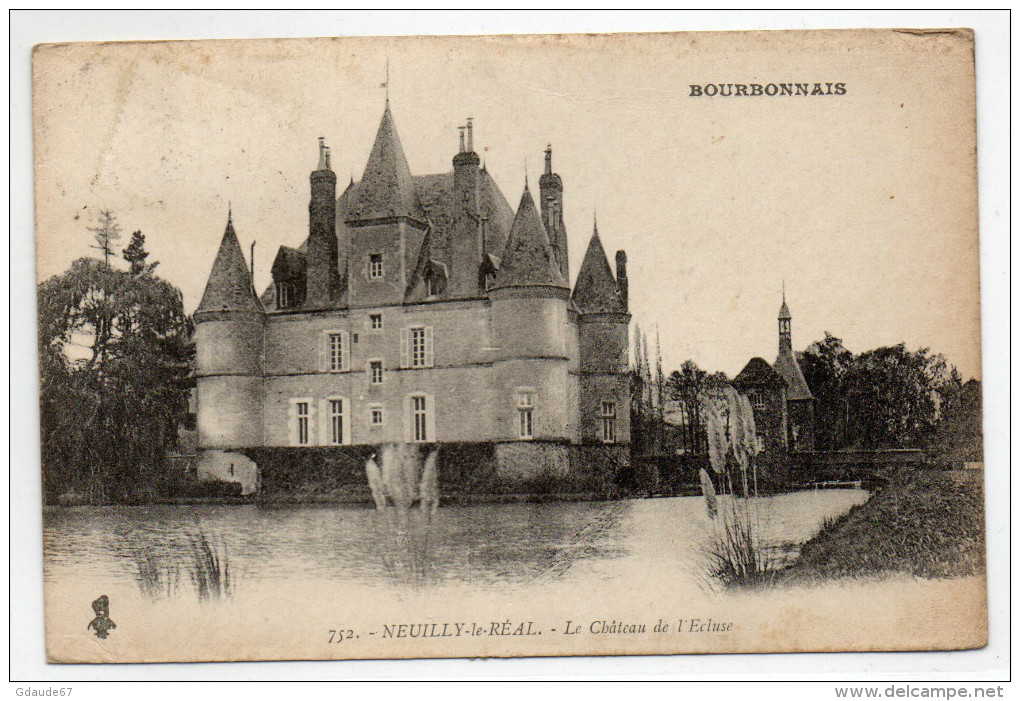 1921 - CP De NEUILLY LE REAL (ALLIER) Pour La BELGIQUE -> MISE AUX REBUTS - Storia Postale