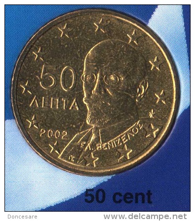 ** 50 CENT GRECE 2002 AVEC LETTRE  NEUVE ** - Greece