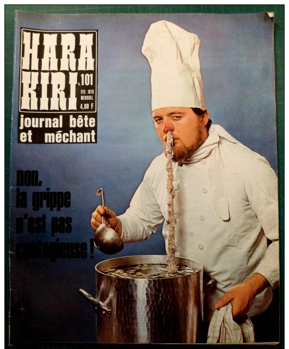 Hara Kiri N° 101 Fevrier 1970 -  Le Journal Bête Et Méchant - Très Bon état - Humor