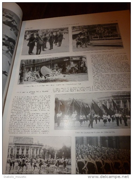 1929 : URSS;Emeutes BERLIN;Fouilles Némi;Marine Fasciste De L'ASILO-CARRACCIOLI;J. D'Arc;MEXIQUE;Escalon;La SANTA-MARIA - L'Illustration