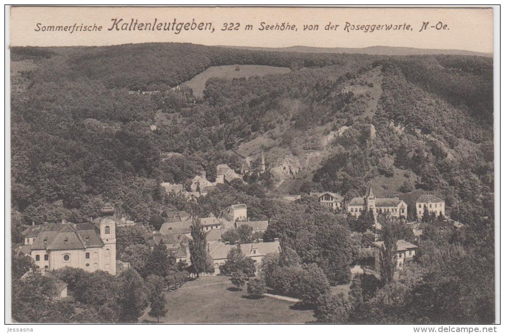 AK - KALTENLEUTGEBEN Von Der Roseggerwarte 1912 - Mödling