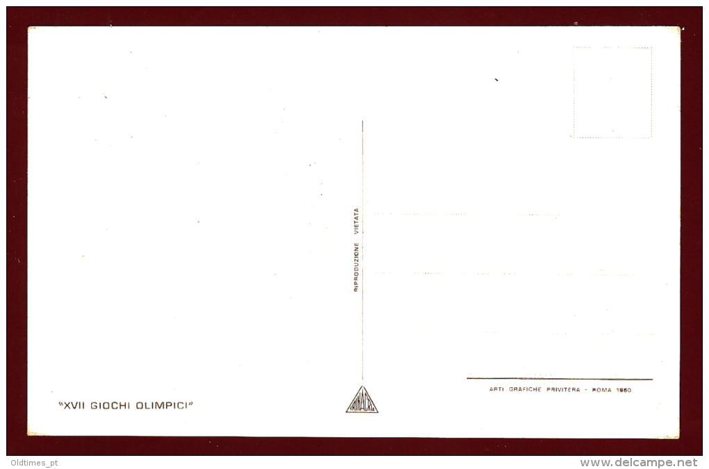 OLYMPIC GAMES - ROMA - GIOCHI OLIMPICI - ATHLETICS - 1960 PC - Olympic Games