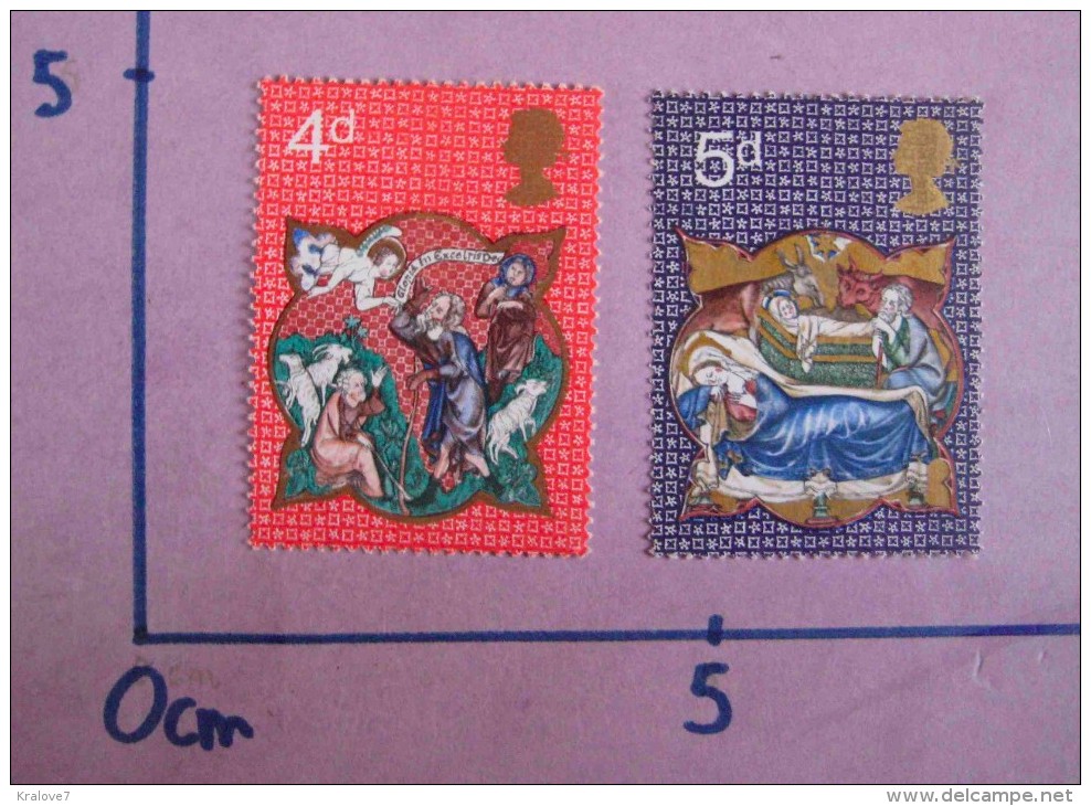 ROYAUME UNI 1970 NOEL 2 Timbres NEUF UK MNH 2 Stamps CHRISTMAS - Nuovi