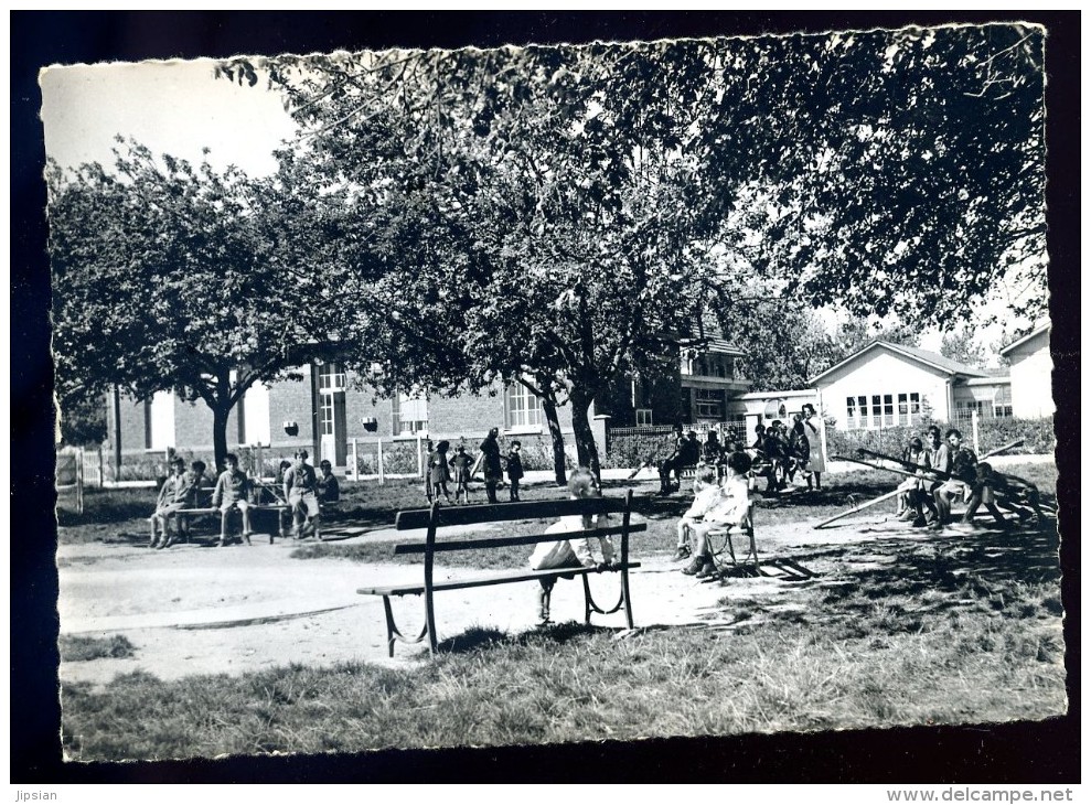 Cpsm Du 76  Grugny Pavillon Des Enfants Débiles , Le Parc à Jeux De Plein Air   JA15 5 - Autres & Non Classés