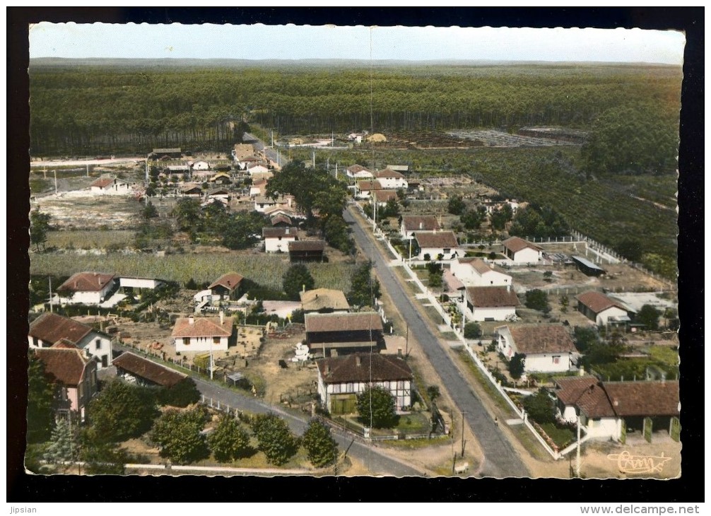 Cpsm Du 40 Ponteux Les Forges La Cité Vue Aérienne   JA15 5 - Autres & Non Classés