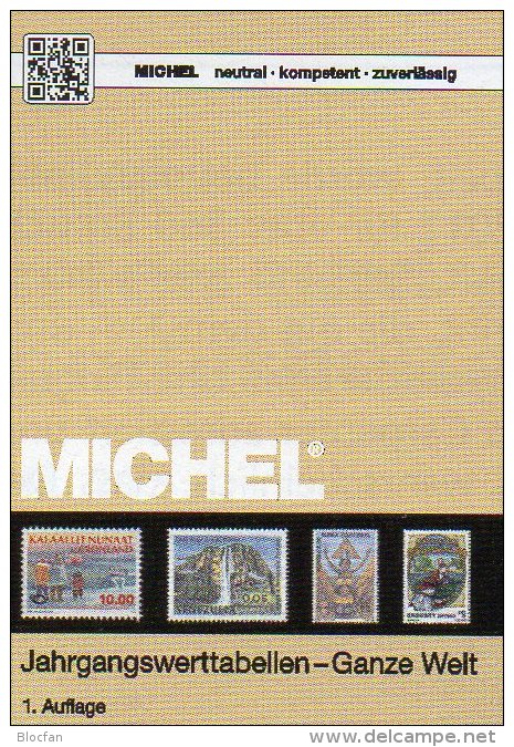 Jahrgangswert-Tabellen MlCHEL Katalog 2015 New 20€ Wert An Briefmarken Der Welt 300 Country Stamp Catalogue Of The World - Sonstige