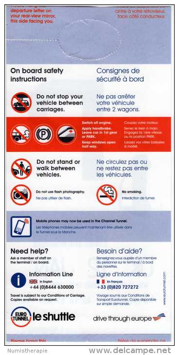 Le Shuttle : Euro Tunnel Sous La Mer : FR > UK : Le 10 Jan 2015 - Other & Unclassified