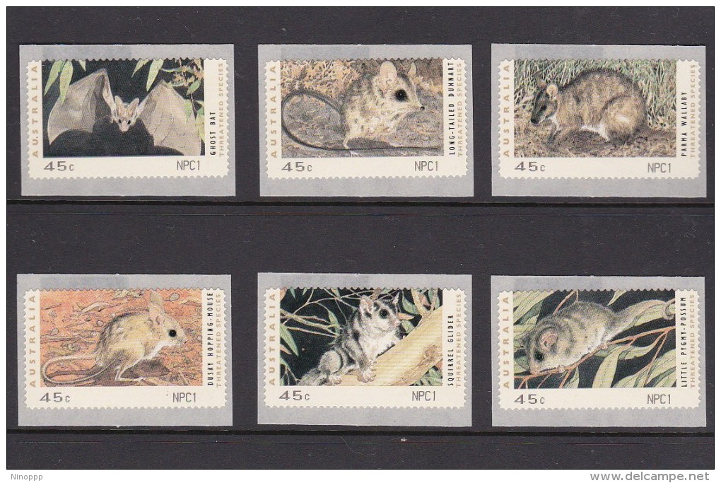 Australia 1993 Counter Printed Stamps Set Self-Adhesive MNH - Mint Stamps