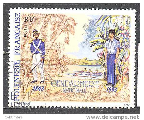 Polynesie: Yvert N° 443°; Gendarmes - Used Stamps