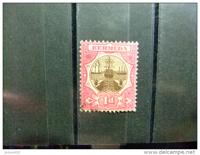 BERMUDA - BERMUDES - CALE SÉCHE - 1906 - Yvert N&ordm; 32 &ordm; FU - Bermudas