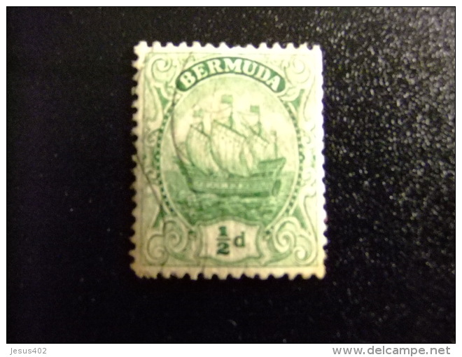 BERMUDA - BERMUDES - GRAND VOILIER - 1910 - Yvert N&ordm; 39 &ordm; FU - Bermuda