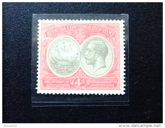 BERMUDA - BERMUDES - TERCENTENARY  OF REPRESENTATIVE INSTITUTIONS  - 1921 - Yvert N&ordm; 62 (*) - Bermudas