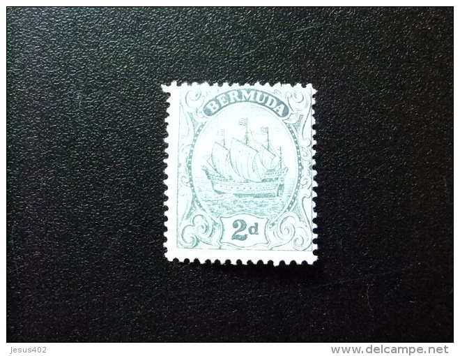 BERMUDA - BERMUDES - GRAND VOILIER   - 1922 - Yvert N&ordm; 76 * MH - Bermudas