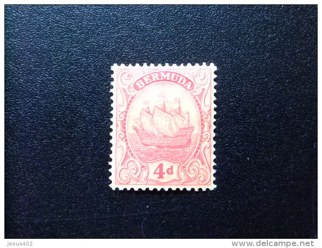 BERMUDA - BERMUDES - GRAND VOILIER   - 1922 - Yvert N&ordm; 81 * MH - Bermudas