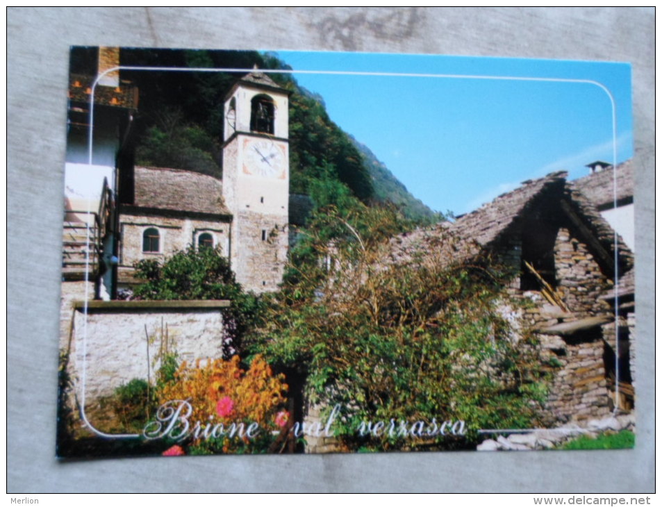 CH  Suisse Switzerland   Valle Verzasca - 6644 BRIONE  -Ticino  -    D123138 - Brione Sopra Minusio