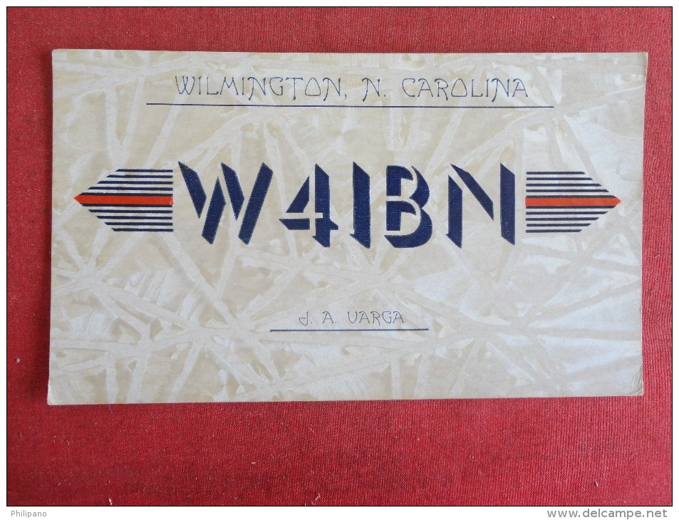 - North Carolina> Wilmington  Radio Card  W41BN  J A Varga   Reference 1662 - Wilmington