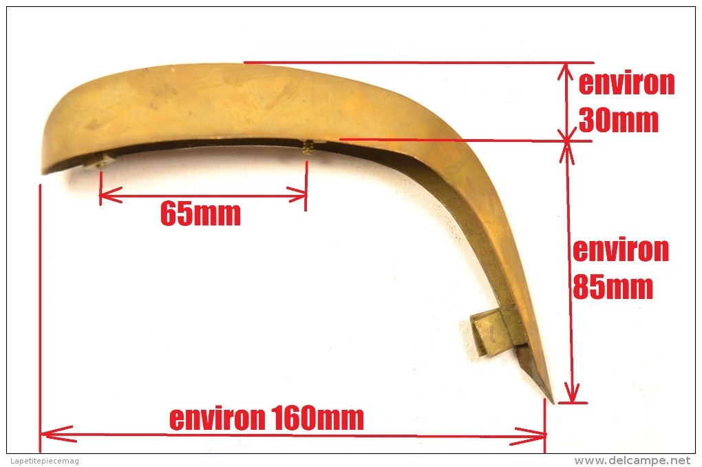 Cimier De Casque à Pointe Pompier Allemand 1870, Bon état - Copricapi