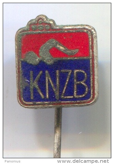 Swimming Association HOLLAND, Netherlands, KNZB, Enamel Pin, Badge - Natation