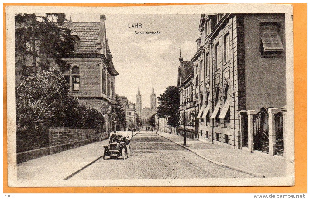 Lahr Schillerstrasse 1915 Postcard - Lahr
