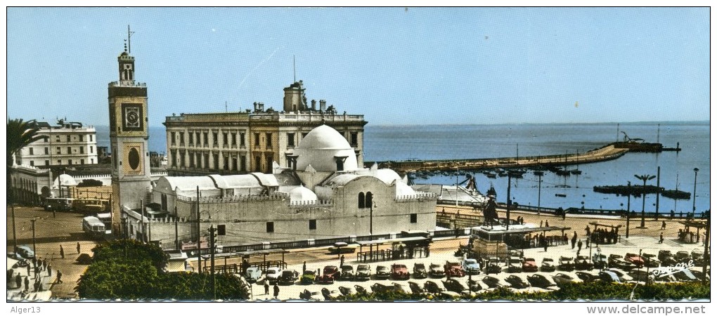 ALGER LA PLACE DU GOUVERNEMENT Carte GRAND FORMAT Non Circulé - Algiers