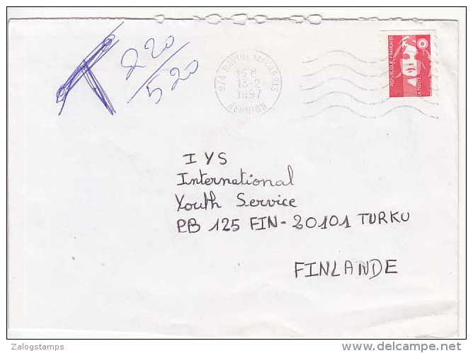 French Reunion, Airmail Cover To Finland, Stamps,   (Z-8164) - Saint Helena Island