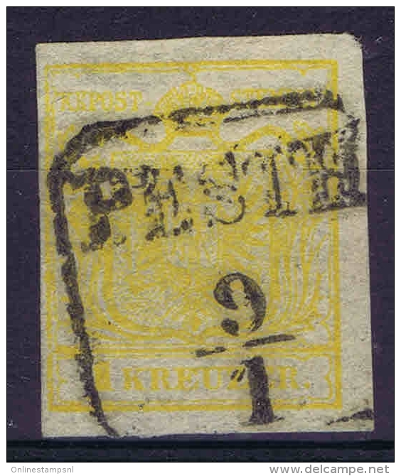 Austria: 1850   Yv Nr 1  Used Obl. - Gebraucht